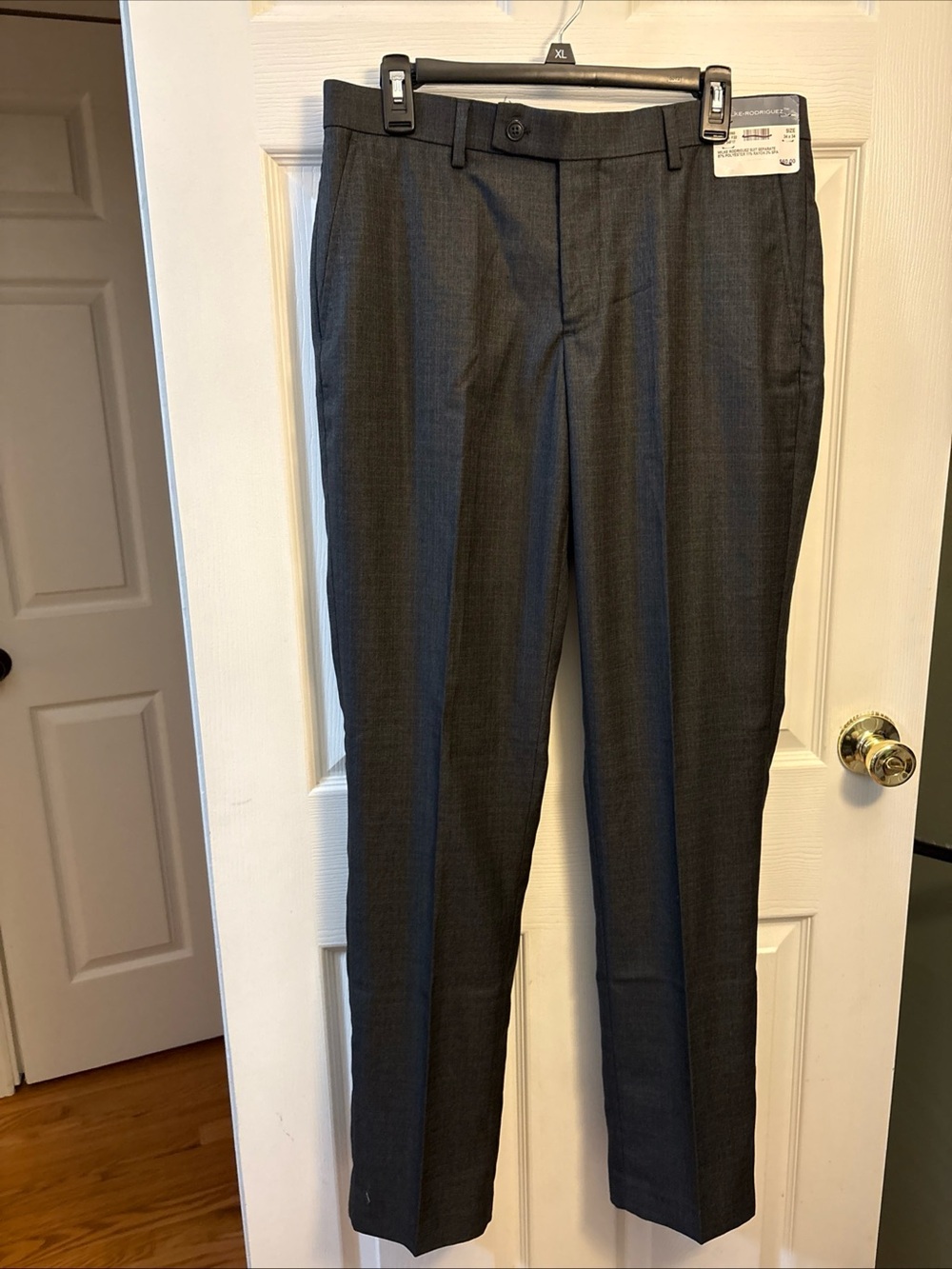 Men's Tailored Dress Pants in Charcoal